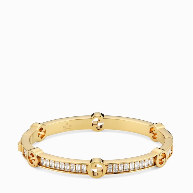 Gucci Blondie crystal bangle bracelet