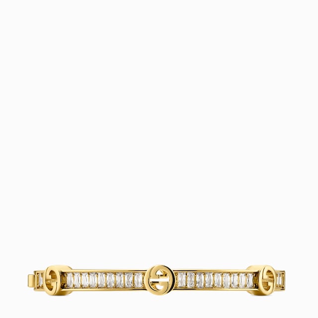 Gucci Blondie crystal bangle bracelet