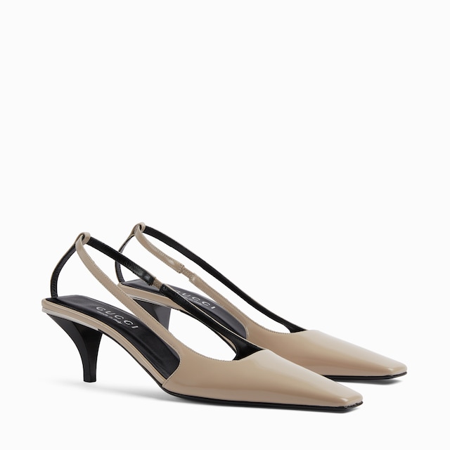 Women's slingback with crystal logo