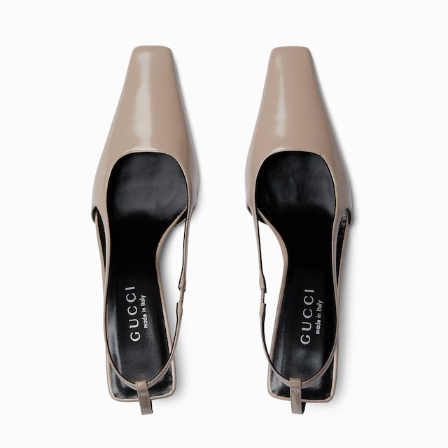 Women's slingback with crystal logo