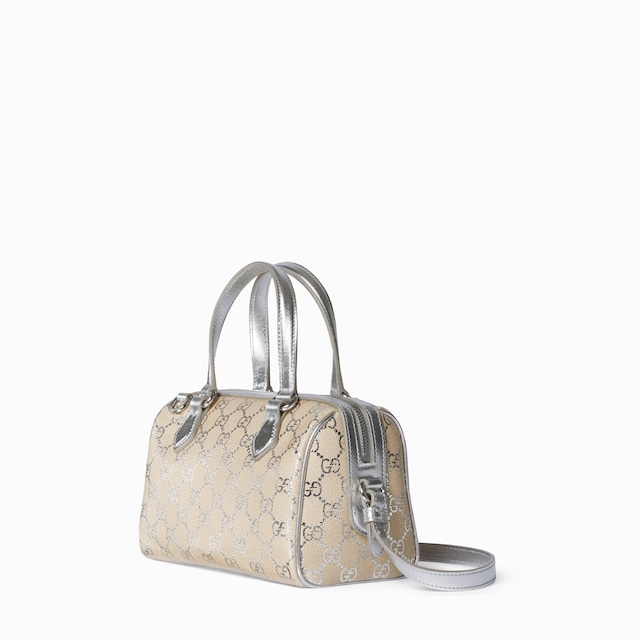 GG Emblem small boston bag