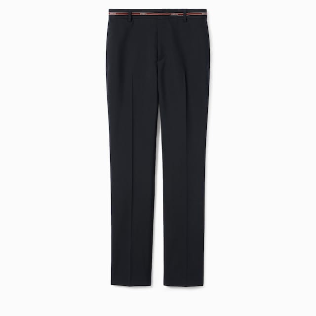 Wool pants with Gucci selvedge detail