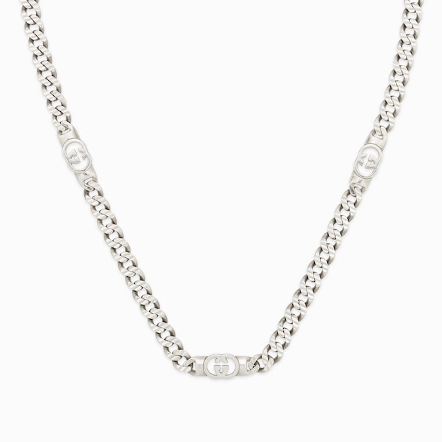 구찌 인터로킹 체인 목걸이