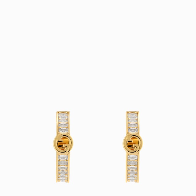 Gucci Blondie crystal earrings