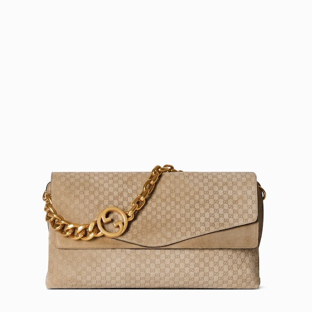 Große Schultertasche mit Kette