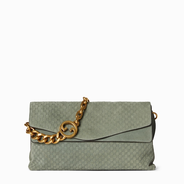 Large shoulder bag with chain