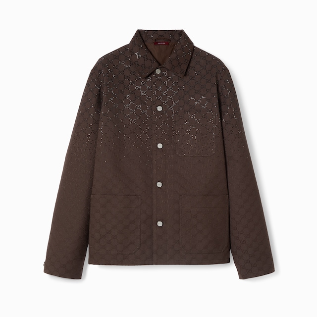 GG canvas padded jacket