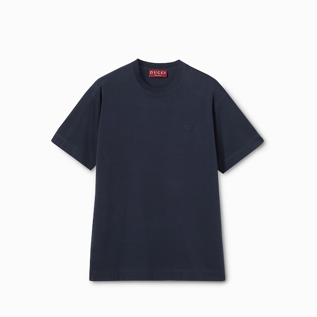 Cotton jersey T-shirt with embroidery