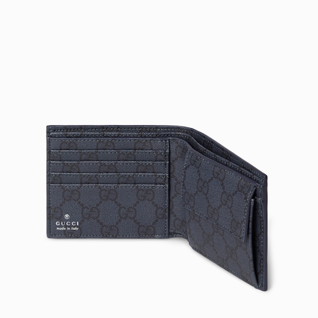 〔GGエンブレム〕日本限定 二つ折りウォレット ブラック インテリア