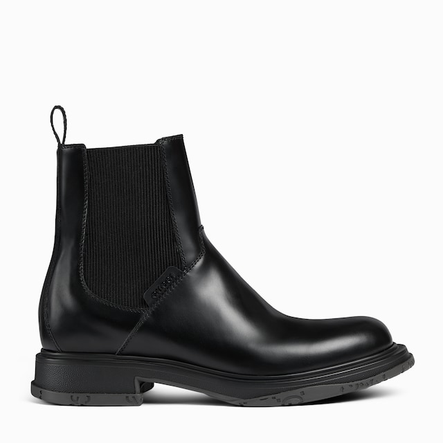 Men's ankle boot with tonal logo