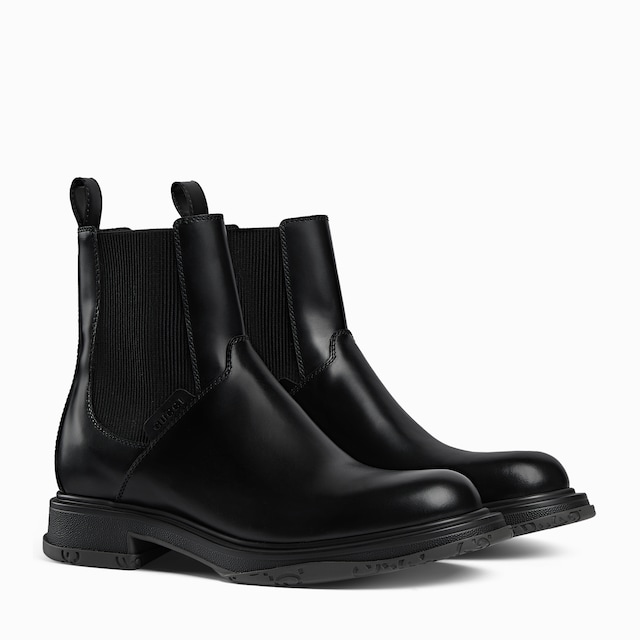 Men's ankle boot with tonal logo