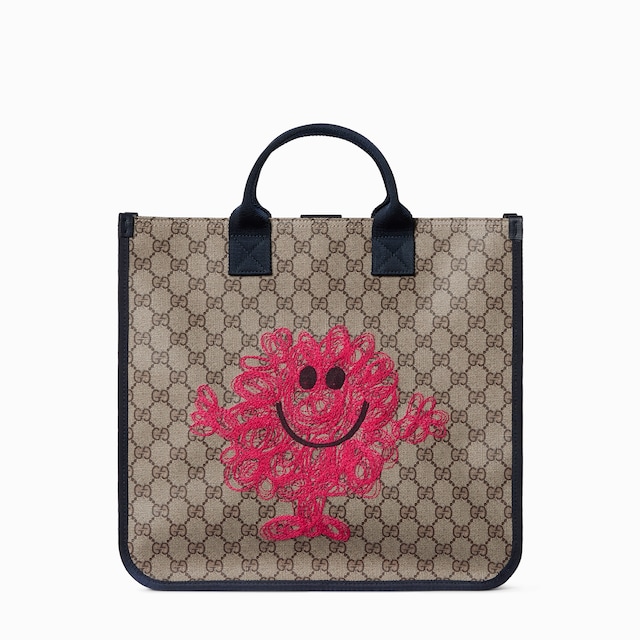 〔チルドレンズ〕プリント GG トートバッグ