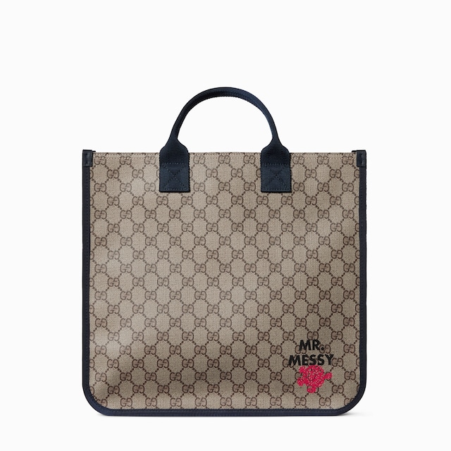 〔チルドレンズ〕プリント GG トートバッグ