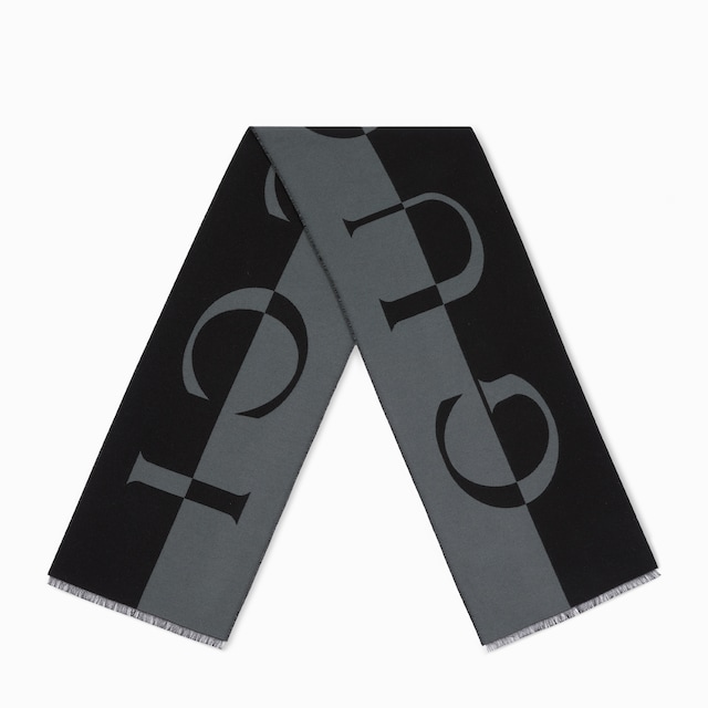 Bufanda de lana con logotipo Gucci