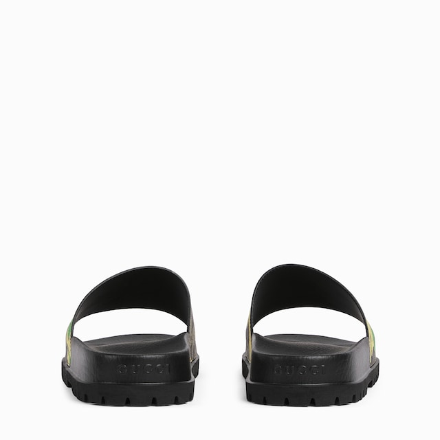 Herrenpantolette mit Profilsohle