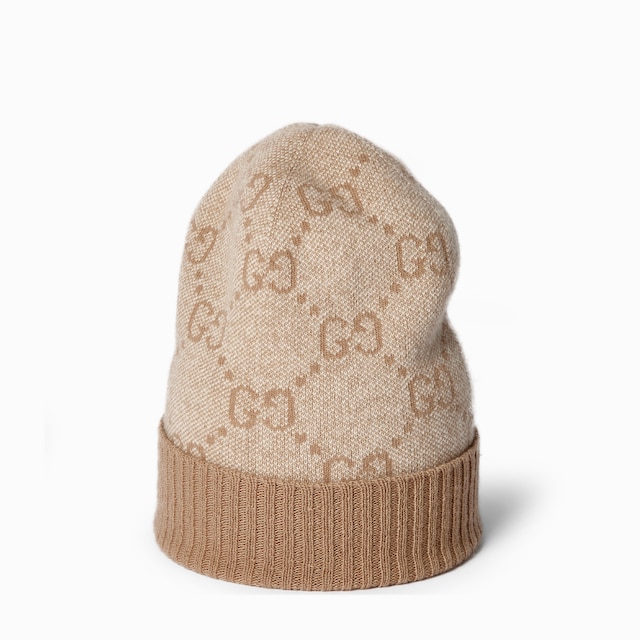 GG cashmere lamé hat