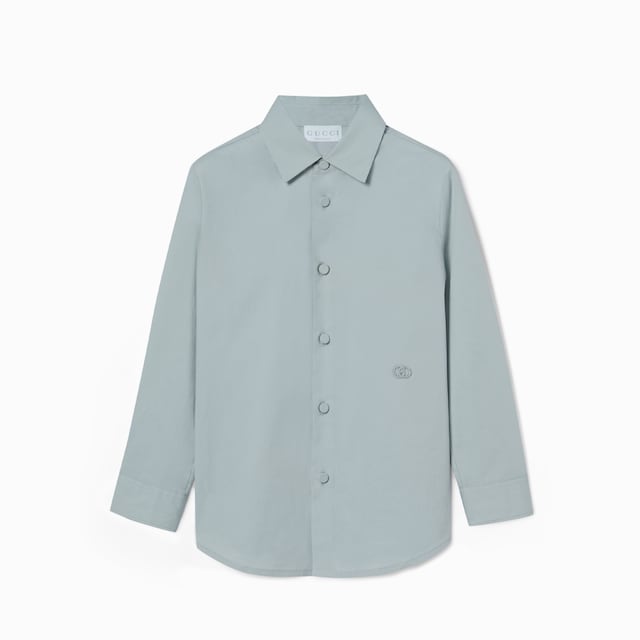 Kinderhemd aus Baumwolle mit Stickerei