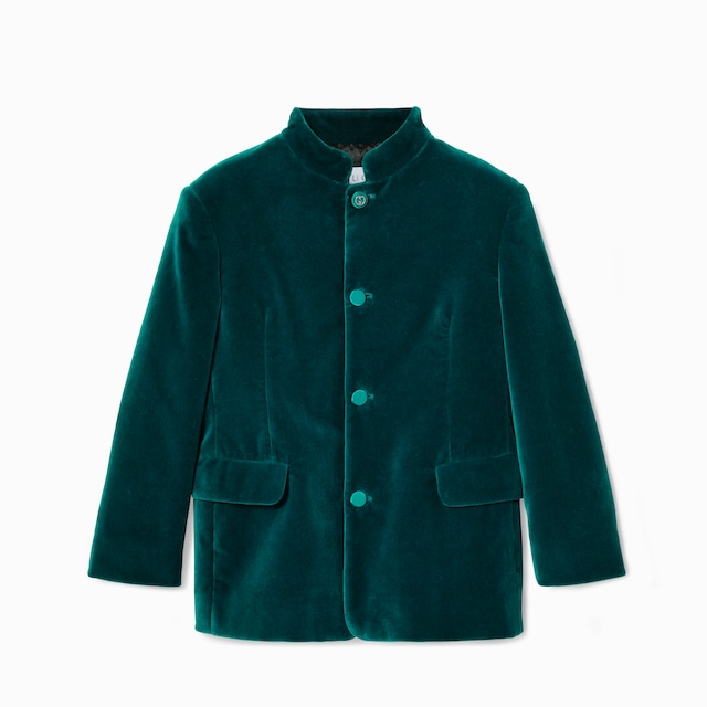 Children's velvet jacket