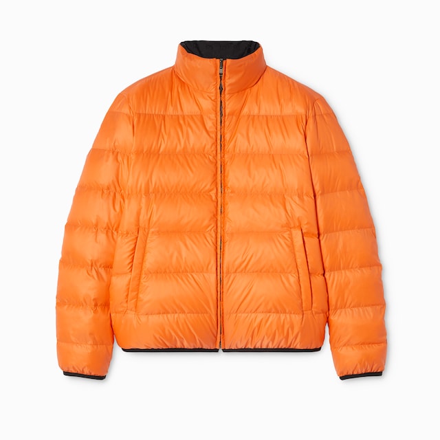 Reversible GG nylon zip jacket