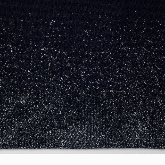 Knit wool sweater with embroidery