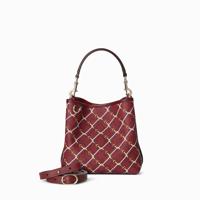 Borsa a secchiello GG Emblem misura piccola