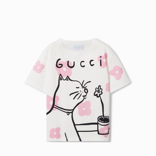 T-shirt pour enfant en coton avec imprimé