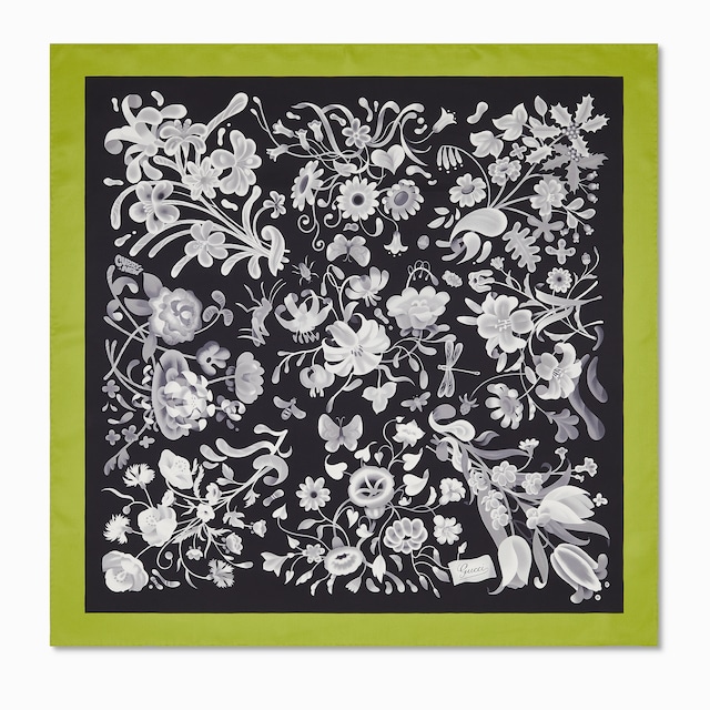 90 x 90 project printed silk carré