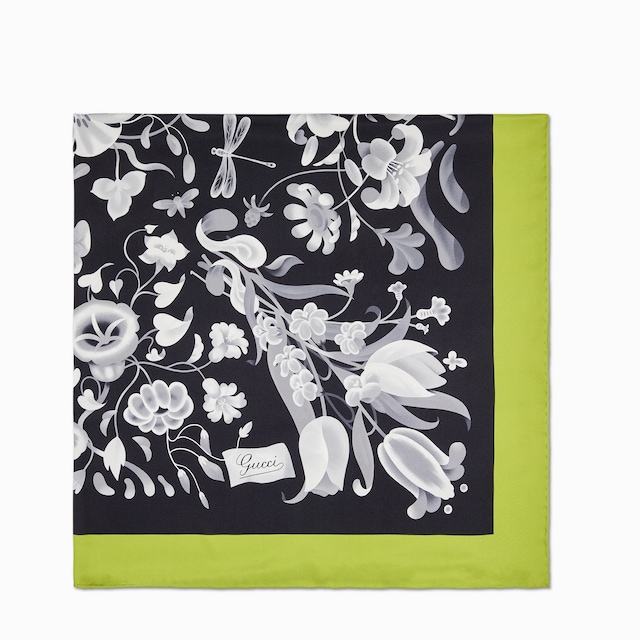 90 x 90 project printed silk carré