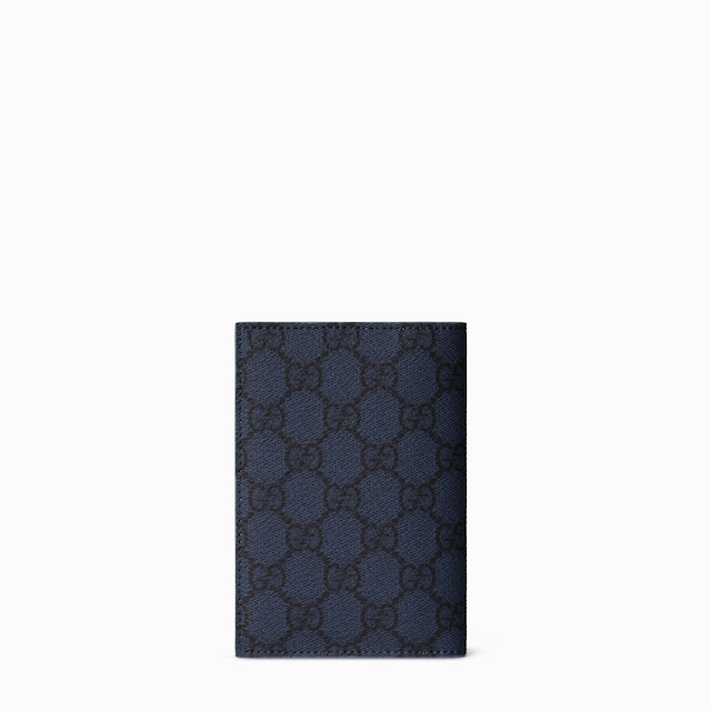 Blue interior GG passport case