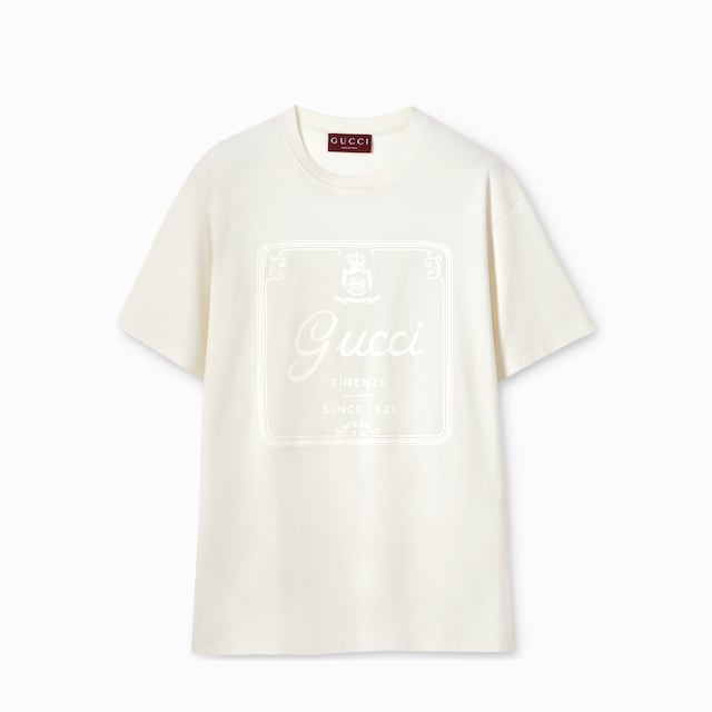 Soft cotton jersey T-shirt with print