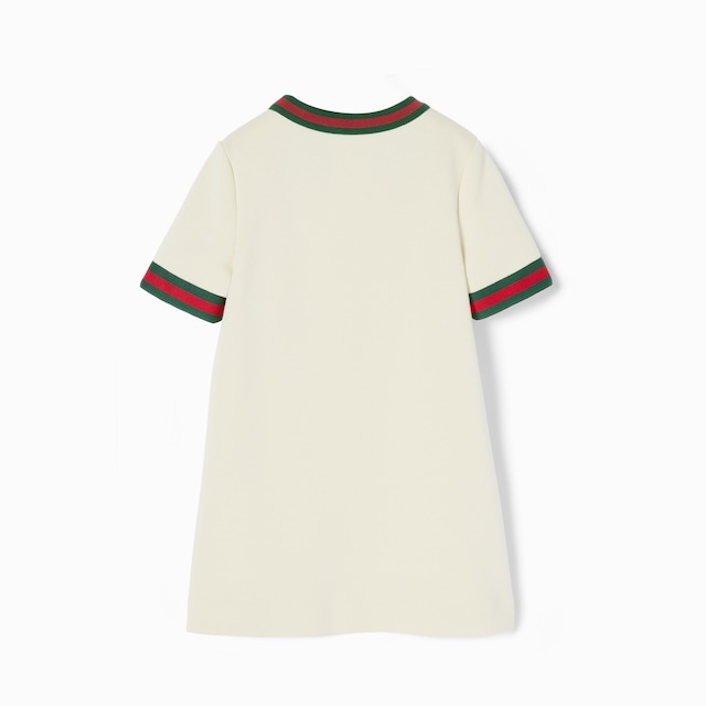 Children's cotton dress with Horsebit