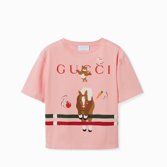 Children's cotton T-shirt with print