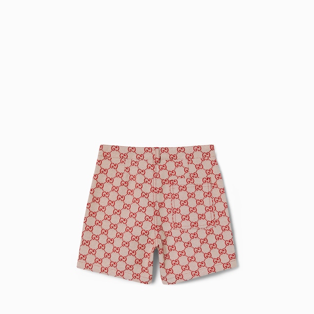 Children's GG canvas shorts