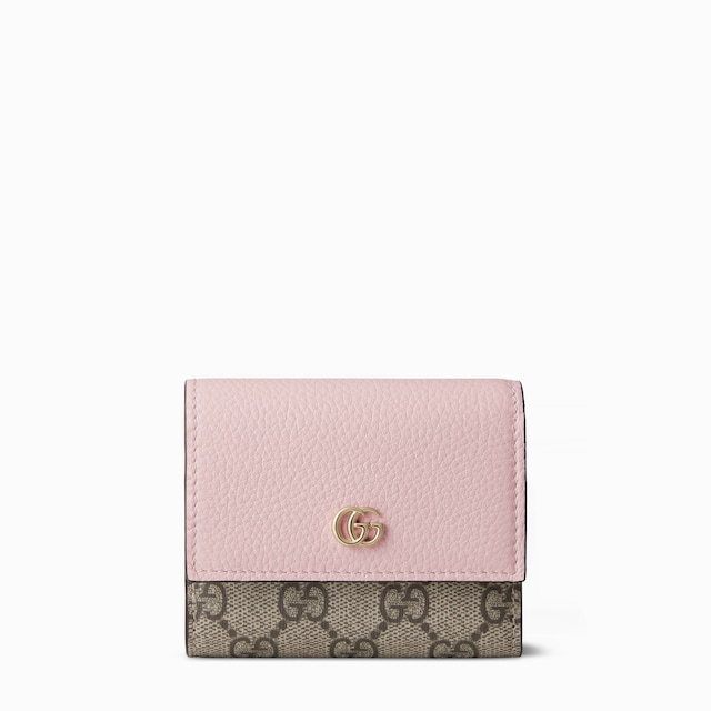 Mini portafoglio GG Marmont bicolore