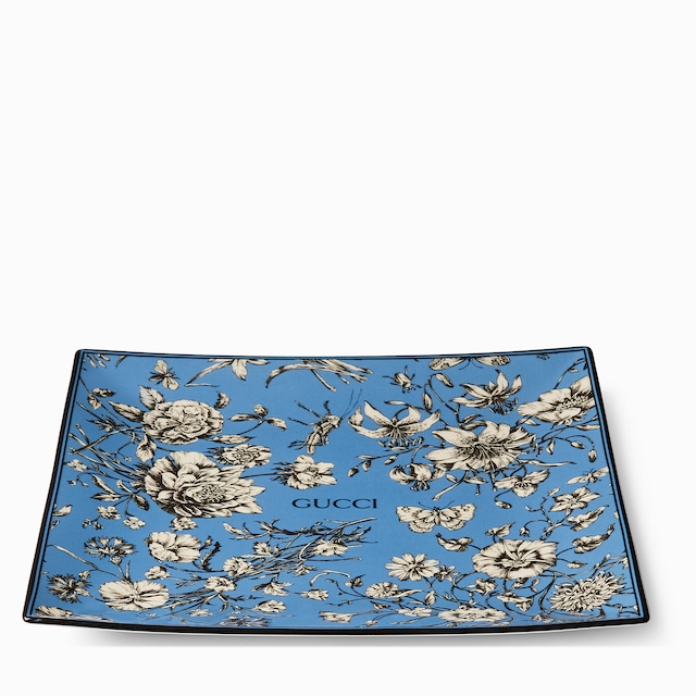 Große Schmuckablage mit Gucci Flora Sketch-Print