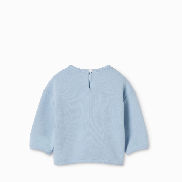 Baby cotton sweatshirt with print