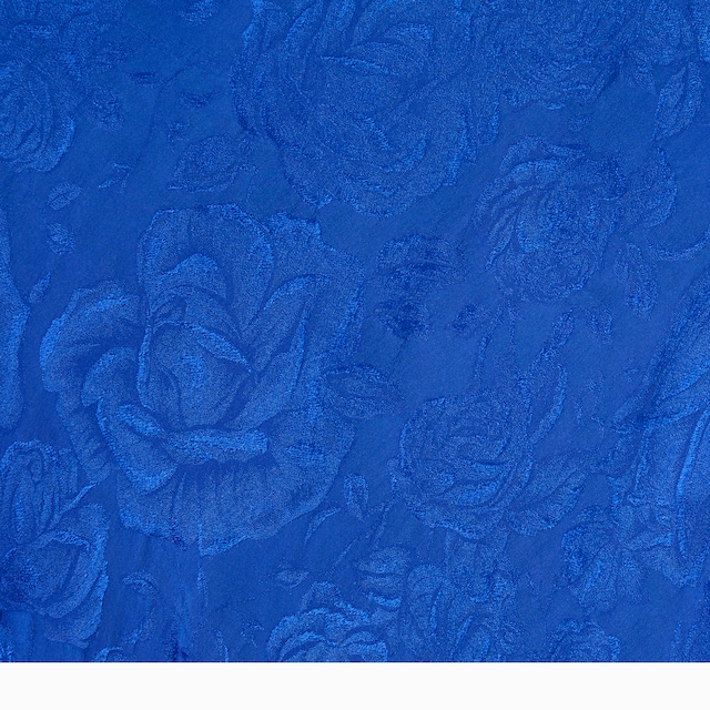 Silk twill jacquard shirt with ruffle trim