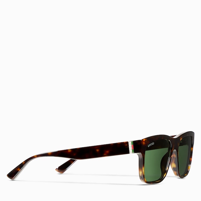 Rectangular frame sunglasses