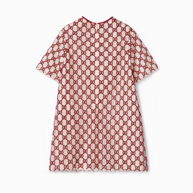 Kinderkleid aus GG Nylon mit Stickerei