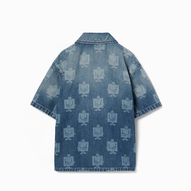 Children's printed denim shirt