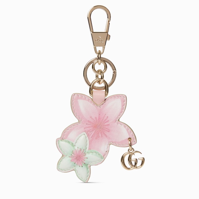 日本限定 フラワー シェイプ キーチェーン