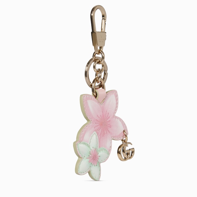 日本限定 フラワー シェイプ キーチェーン