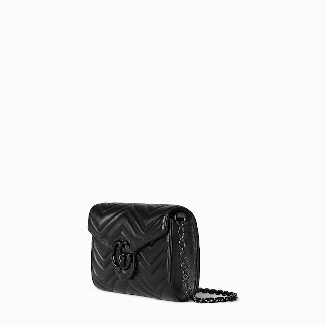 Portafoglio GG Marmont con catena