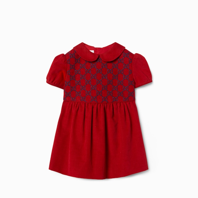 Children's velvet corduroy dress