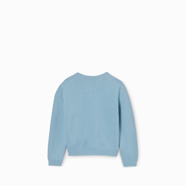 〔ベビー〕エンブロイダリー コットン セーター