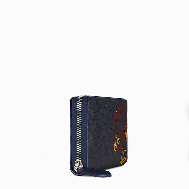 GG Brieftasche mit Rundumreißverschluss und Print