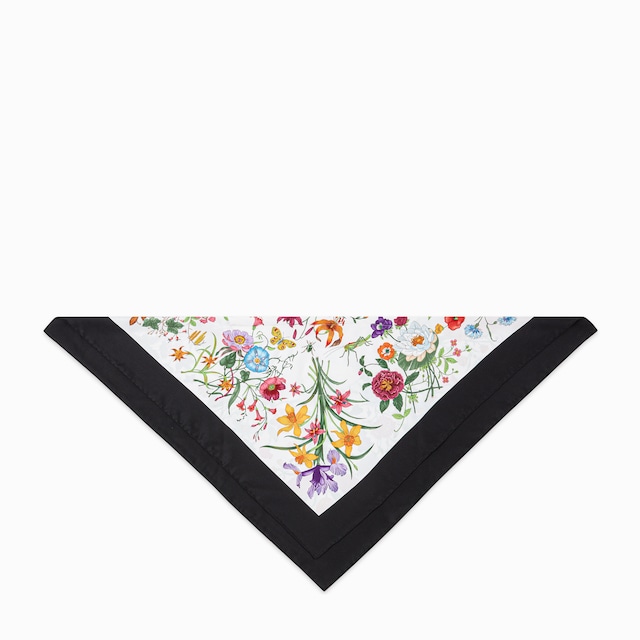 Bandeau en soie à imprimé