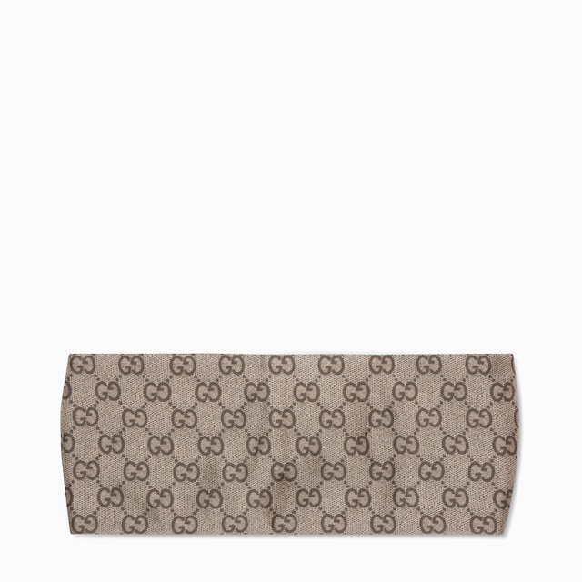 Bandeau en twill de soie imprimé