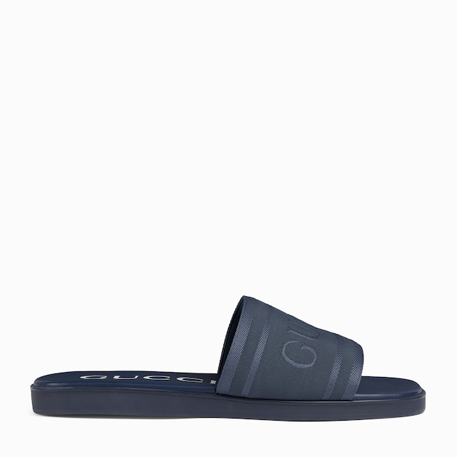 Men's slide sandal with tonal logo