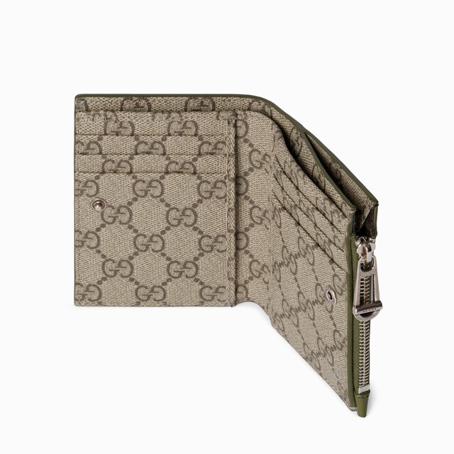 〔GGエンブレム〕日本限定 コインウォレット ベージュ トリム